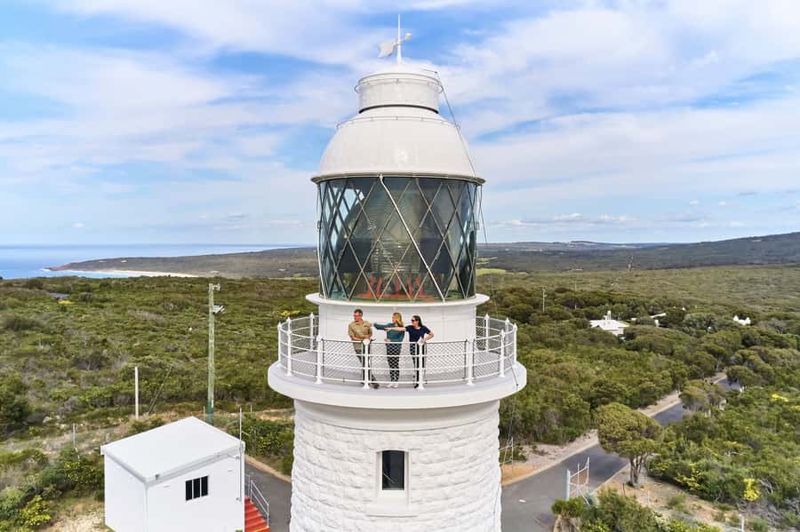 Dunsborough: Cape Naturaliste Lighthouse Guided Tour - Climbing the 59 stairs to the tower balcony