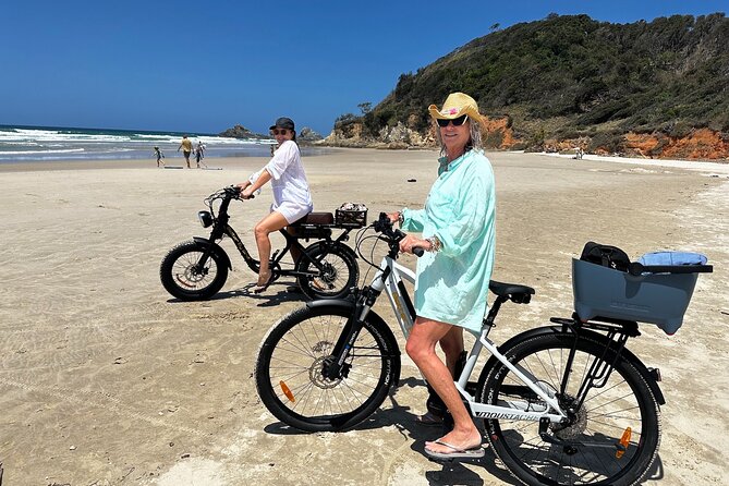 E-Bike Rentals: Daily Hire Byron Bay and Tweed Coast Areas - Family riding, from babies to older children