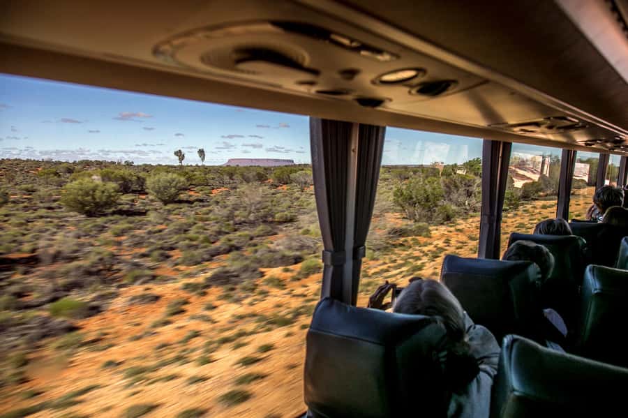 From Alice Springs: Day Trip to Uluru with BBQ Dinner - The Mala Walk reveals the northwestern face of Uluru