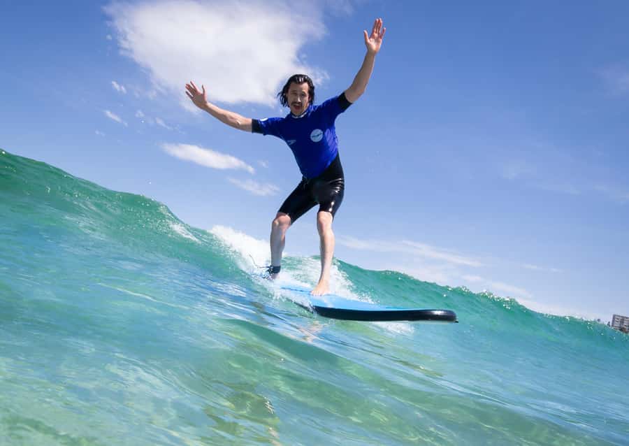 From Byron Bay: Learn to Surf Half-Day Tour - Your first attempts in the water