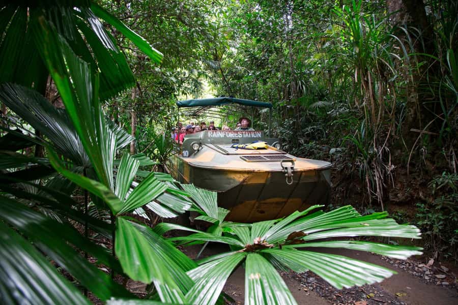 From Cairns: Full-Day Kuranda Army Duck Experience Tour - Returning by the Kuranda Scenic Railway