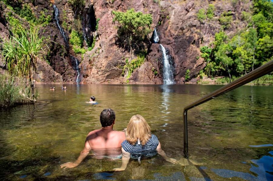 From Darwin: 1-Day Litchfield & Waterfalls Tour - Wangi Falls and a longer cooling-off stop