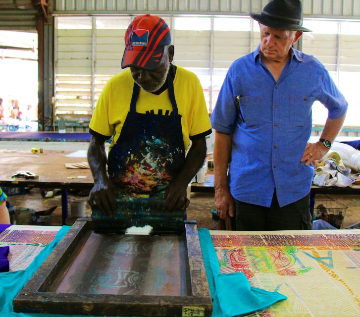 From Darwin: Tiwi By Design Tour by Ferry - Walking through the mission precinct and museum