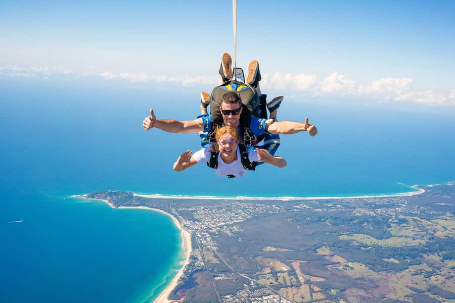 From Gold Coast: Tandem Skydive Experience over Byron Bay - Training, equipment, and your tandem partner