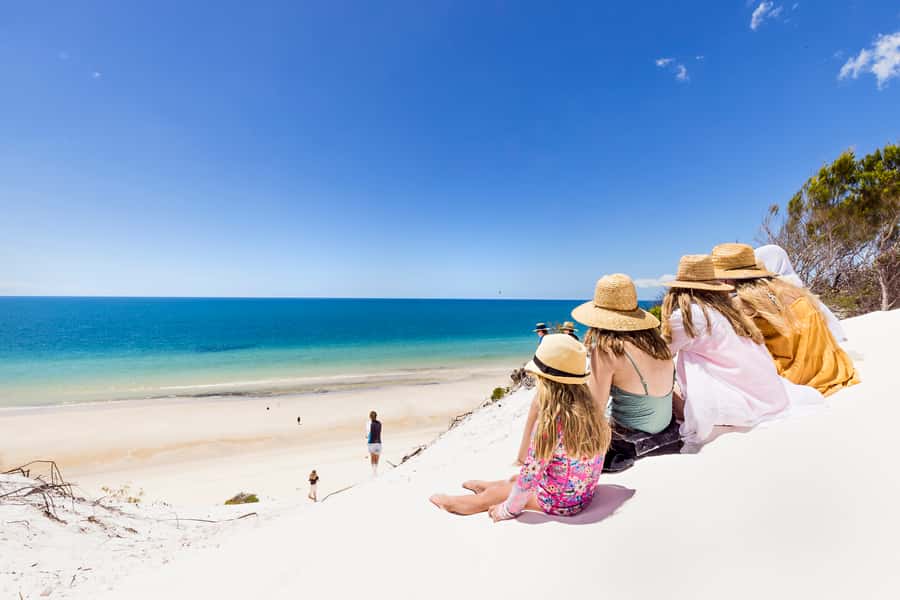 From Hervey Bay: Remote K'gari Tour by Boat with Lunch - The beach landing by amphibious craft