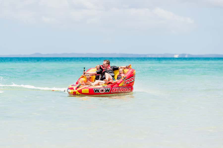 From Hervey Bay: Remote K'gari Tour by Boat with Lunch - Lunch on board, then Awinya or Bowarrady Creek