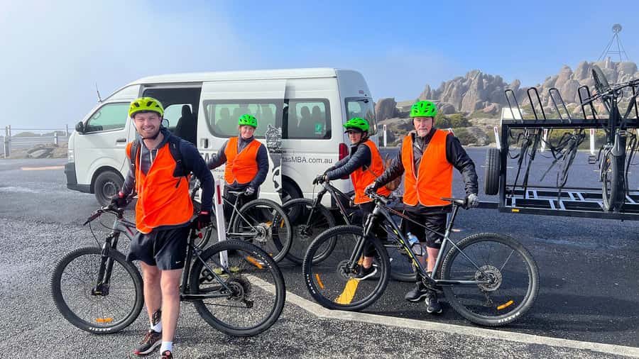 From Hobart: Mt Wellington Summit & Rainforest Bike Tour - Into the rainforest and along the historic trail
