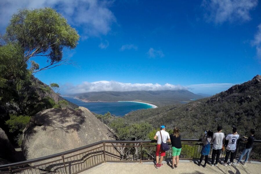 From Launceston: Full-Day Wineglass Bay Explorer Active Tour - The climb to Wineglass Bay Lookout