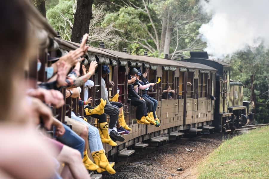 From Melbourne: Puffing Billy Steam Train & Wildlife Tour - One hour on the Puffing Billy Railway