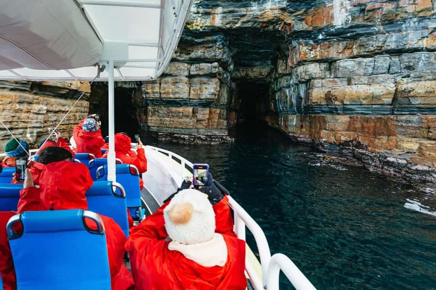 From Port Arthur: Tasman Island Wilderness Cruise - From the Tasman Island Cruises office to the open sea