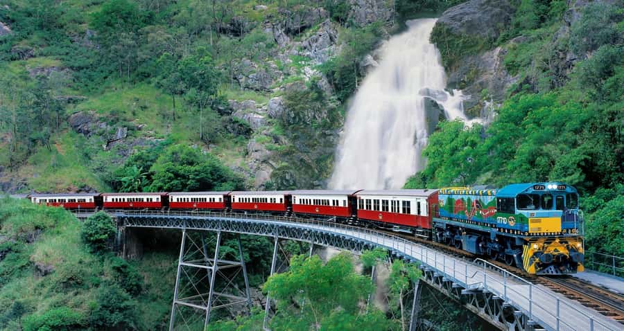 From Port Douglas: Kuranda via Scenic Rail or Skyrail Option - Riding the Kuranda Scenic Railway