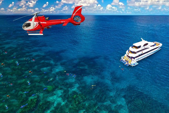 Full Day Reef Cruise and 10 Minute Helicopter Scenic Flight - Key points at a glance