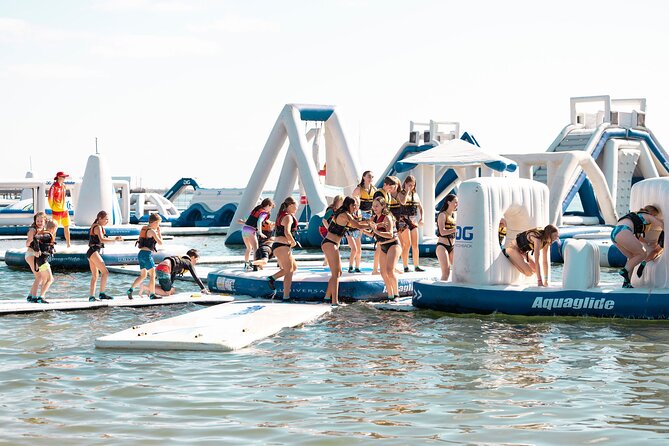 GC Aqua Park 100 Minute Inflatable Water Park Activity, Southport - Why the salt-water setting matters