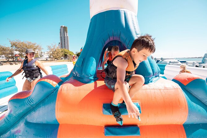 GC Aqua Park 100 Minute Inflatable Water Park Activity, Southport - Safety rules are part of the experience