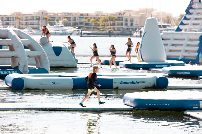 GC Aqua Park 100 Minute Inflatable Water Park Activity, Southport - A good match for families with children aged 5 to 15