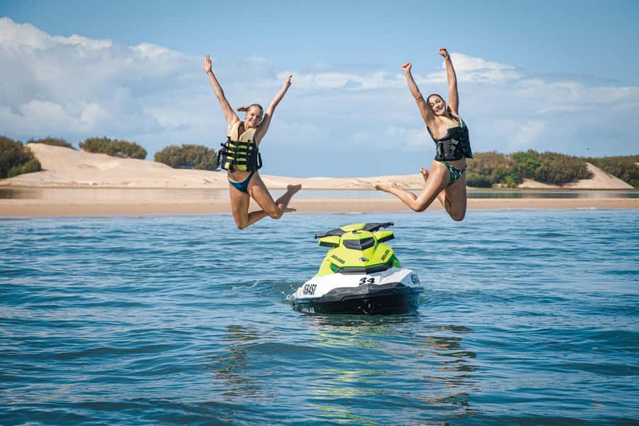 Gold Coast: 1-hour Jet-Ski Safari -No Slow Zones + Free Pics - Riding beyond the Gold Coast shoreline