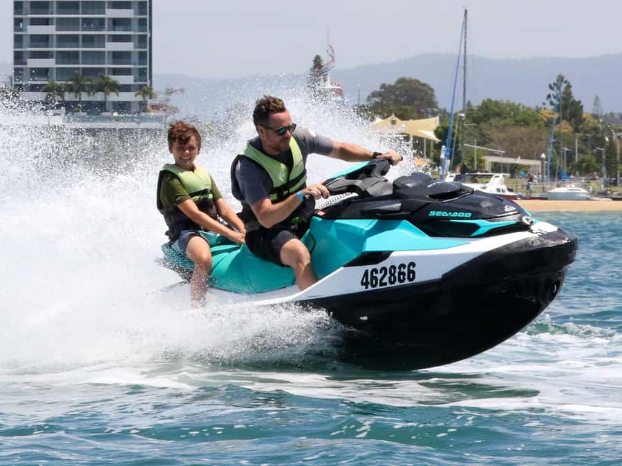 Gold Coast: 1-hour Jet-Ski Safari -No Slow Zones + Free Pics - What the one-hour safari feels like