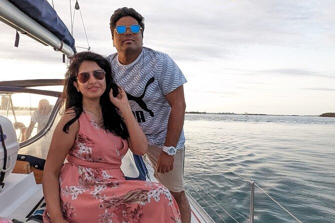 Gold Coast 2 hour Sunset Sailing Cruise with Drinks&Tasting Plate - The hosts are part of the experience