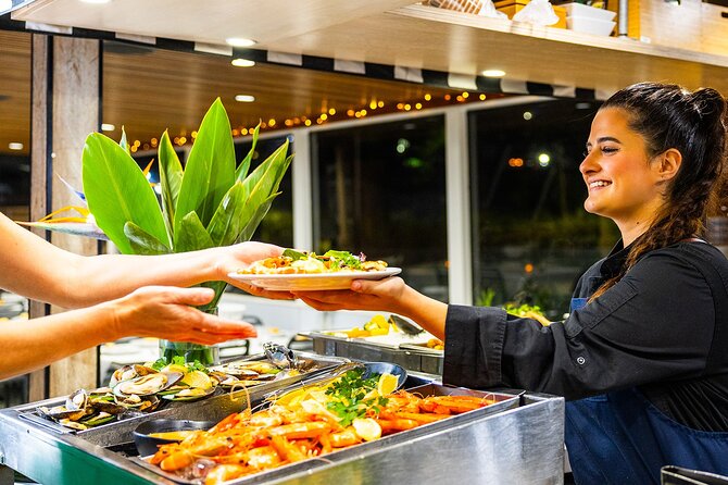 Gold Coast Buffet Dinner Sightseeing Cruise - Cruising the Gold Coast Broadwater after dark