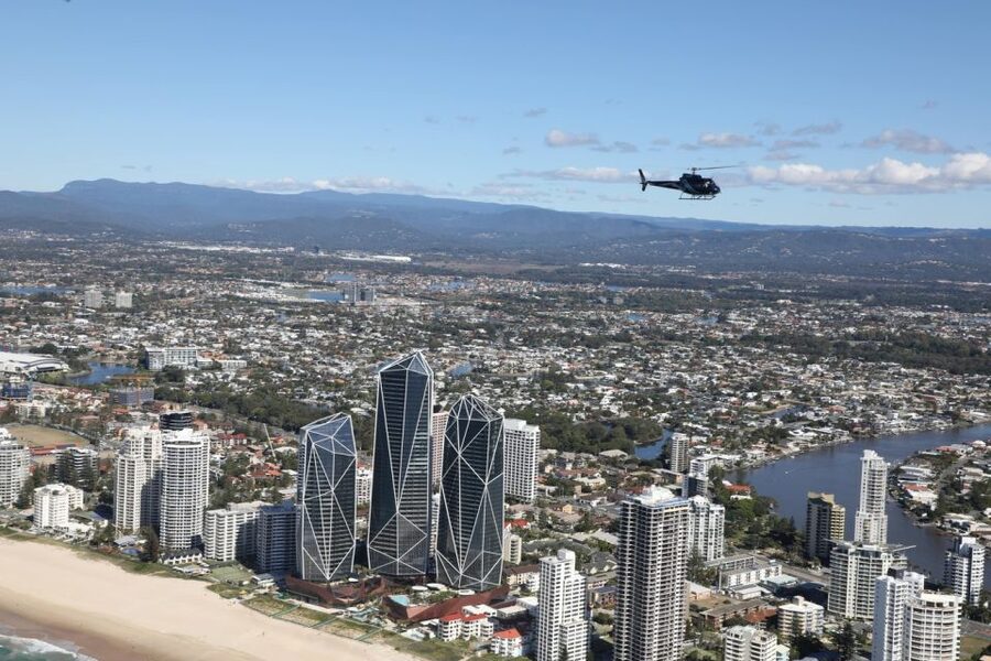 Gold Coast: Coastal City Scenic Helicopter Flight - Surfers Paradise and the 1,056-foot Q1