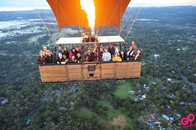Gold Coast Hot Air Balloon Flight - The optional balloon pack-up after landing