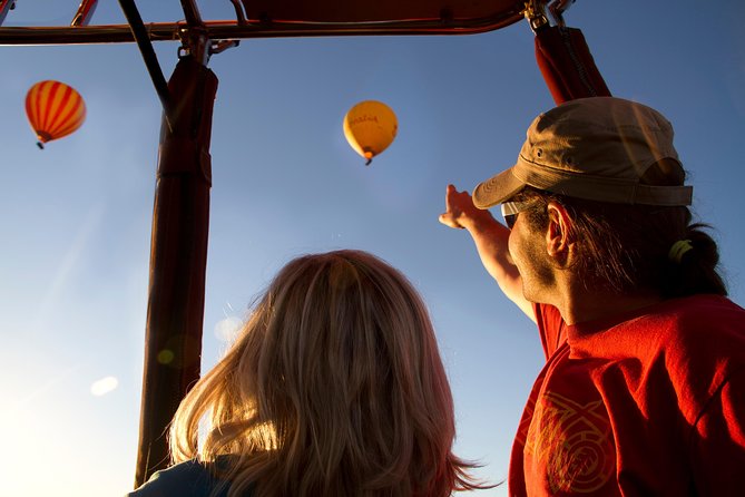 Gold Coast Hot Air Balloon + Winery Breakfast + Return Transfers - Watching the balloon rise before sunrise