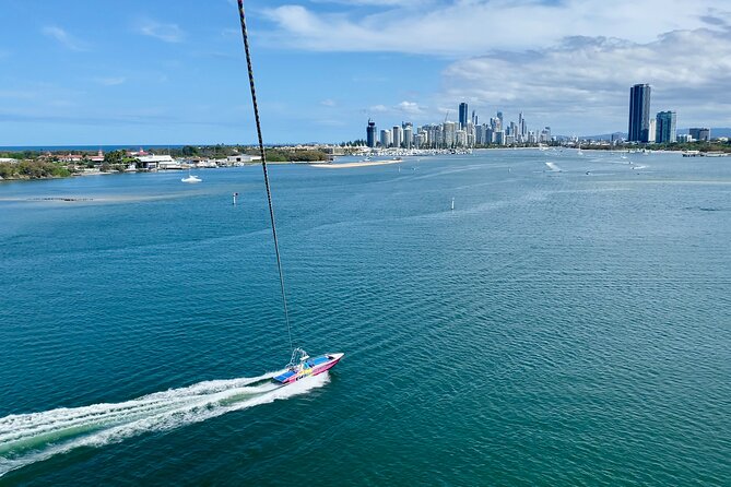 Gold Coast Parasailing – Tandem & Triple Flights - The boat ride and launch