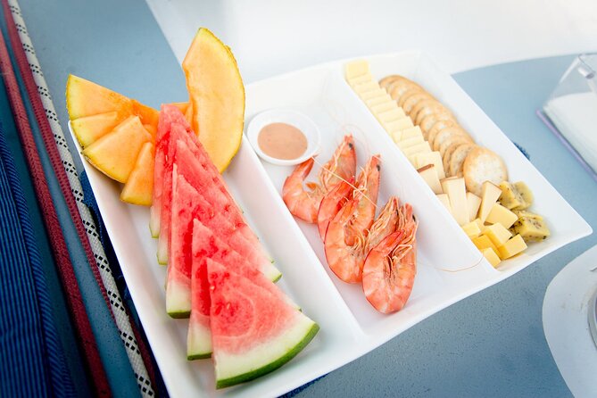 Gold Coast Sailing Cruise with sparkling wine & nibbles platter - Dolphins, seabirds, and the luck of the day