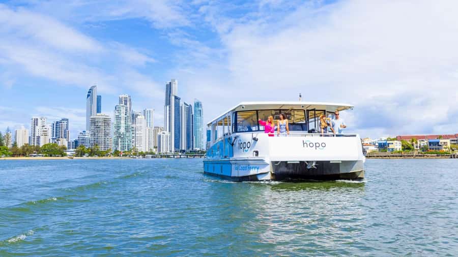 Gold Coast: Sightseeing Hop-on Hop-off Cruise - Marina Mirage for waterside food and luxury views