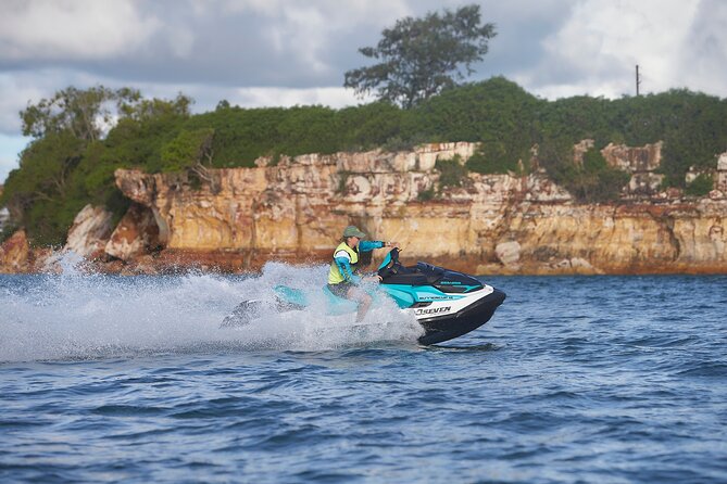 Golden Eye Sunset Jet Skiing in Darwin - Learning the basics before you ride