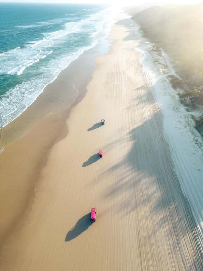 Hervey Bay to K'gari/Fraser Island 2-Day Tour (Beach House) - Beach driving and the Maheno Shipwreck