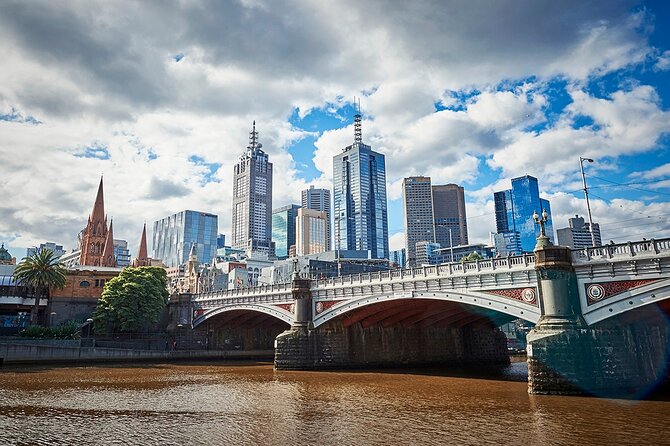 Highlights of Melbourne Cruise - The downriver run toward Docklands and the port