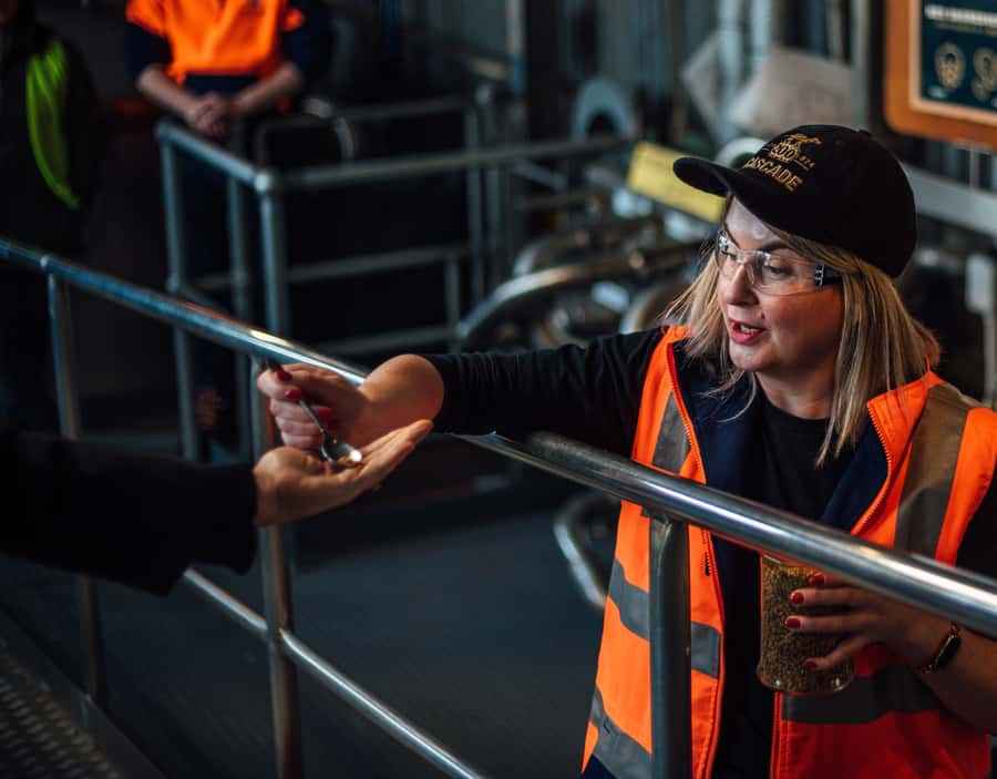 Hobart: Cascade Brewery Experience - Four samples in the Cascade tasting bar