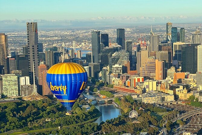 Hot Air Balloon Flights over Melbourne City (optional breakfast) - One hour above the CBD at sunrise
