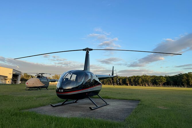 Hunter Valley Broken Back Range Helicopter Flight from Cessnock - Seeing the Hunter Valley from Cessnock Aerodrome