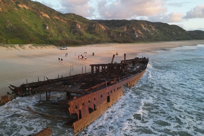 K'gari (Fraser Island) Small Group Day Tour - From Rainbow Beach - The SS Maheno shipwreck