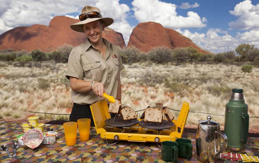 Kata Tjuta: Small Group Sunrise Tour with Picnic Breakfast - Picnic breakfast beside the western domes