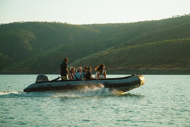 Kimberley Day Cruise Full Day Tour Departing Broome - Breakfast with the Buccaneer Archipelago outside