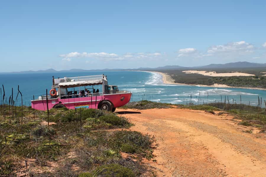 LARC! Paradise Tour: Beach, Lunch and Sandboarding - Morning tea beside Jenny Lind Creek