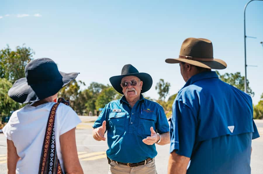 Longreach History and Town Tour - Historical places viewed from the bus