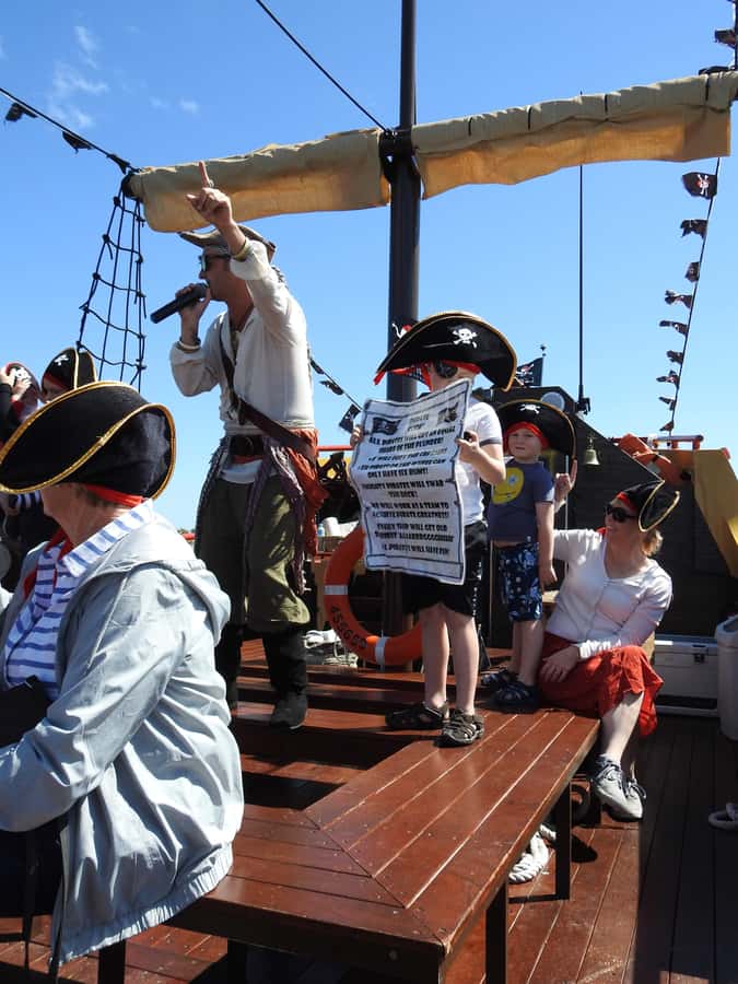 Mandurah Pirate Cruise - A good outing for grandparents and mixed-age groups