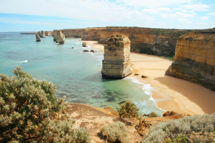 Melbourne: 12 Apostles, Otways & Great Ocean Road Day Tour - Gibson Steps and the beach below the cliffs