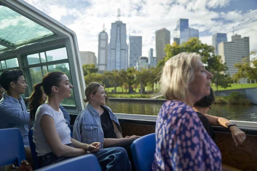 Melbourne City Cruise with Tea, Coffee, and Commentary - Downstream toward Docklands and the port