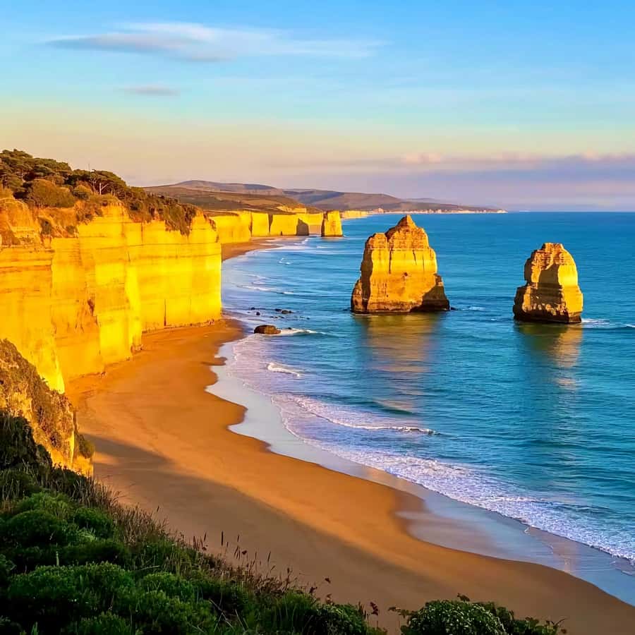 Melbourne Great Ocean Road Benz SmallGroup&LuxCoach BigGroup - Apollo Bay is the day’s practical pause