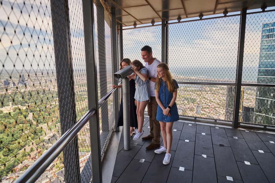 Melbourne: Melbourne Skydeck General Admission Entry Ticket - Indoor views, outdoor air, and the Edge