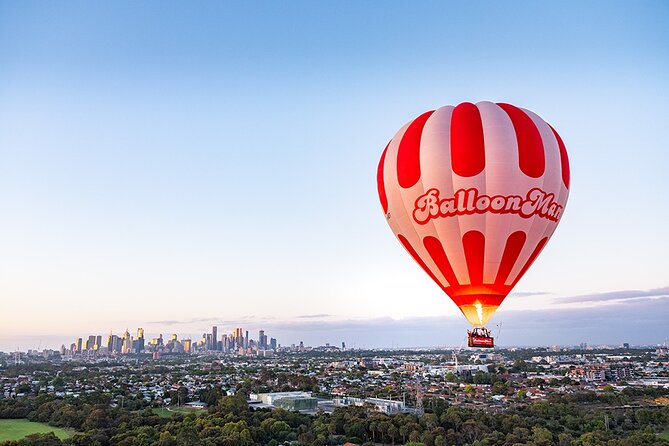 Melbourne Premium Balloon Flight plus 5-Star champagne breakfast - The sights you can pick out below