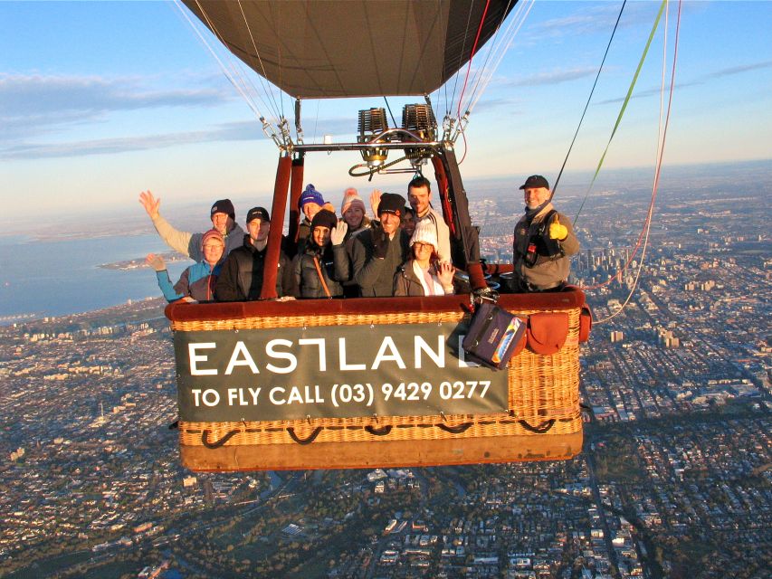 Melbourne: Sunrise Hot Air Balloon Experience - Floating over the MCG, Yarra River, and city towers