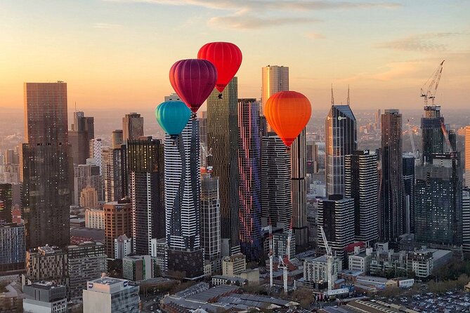 Melbourne Sunrise Hot Air Balloon Ride with GoPro Photos - What you may see over Melbourne