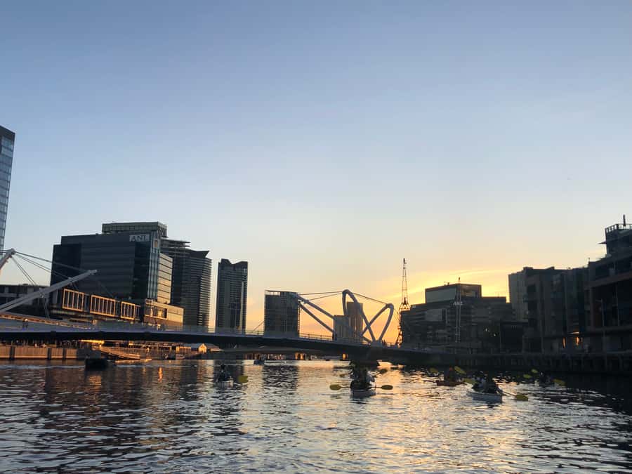 Melbourne: Sunset Kayak Tour with Dinner - The first paddle through Victoria Harbour