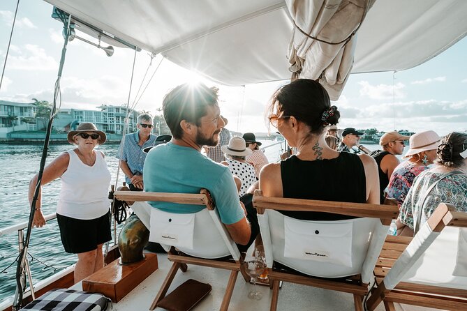 Mooloolaba Sunset Cruise with Live Music - Welcome drinks, cocktails, and the grazing box